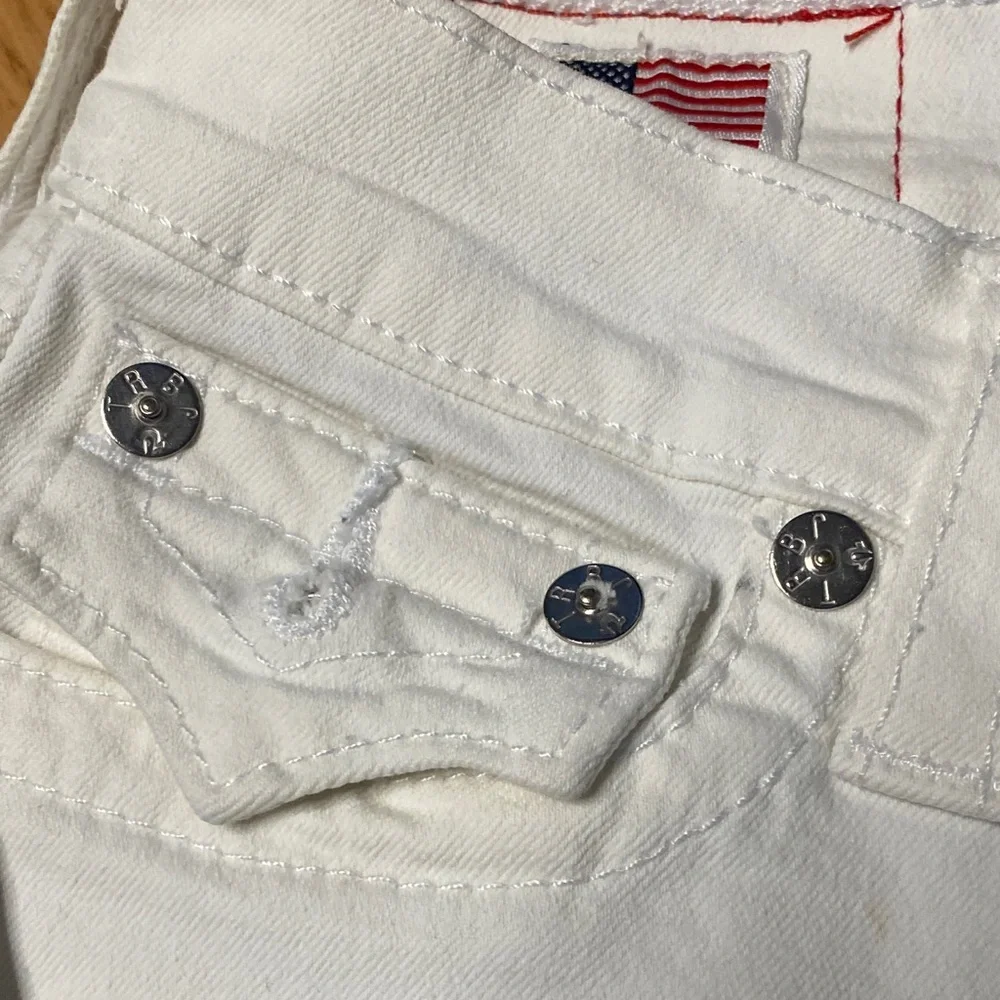 True Religion White Skinny Jeans - Women's Stretch Denim #4 - Picture 3 of 11